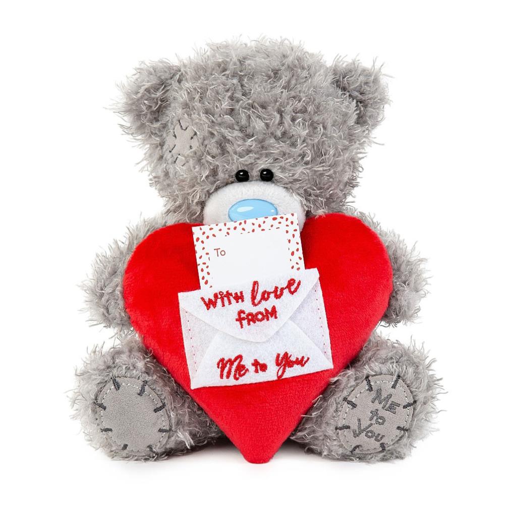7" Padded Heart & Love Envelope Me to You Bear Extra Image 1
